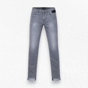 Joe’s Jeans Flawless High Rise Skinny Gray Jeans Raw Hem Stretch Denim Size 30